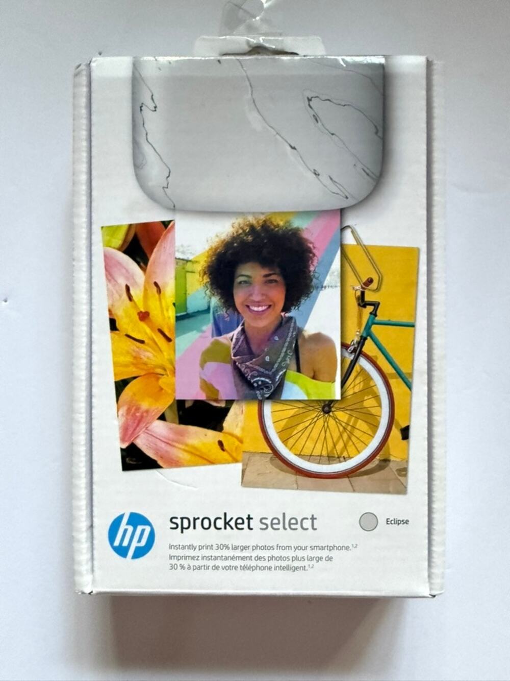 HP Sprocket Select Pocket Photo Printer - Eclipse Marble (Open Box)